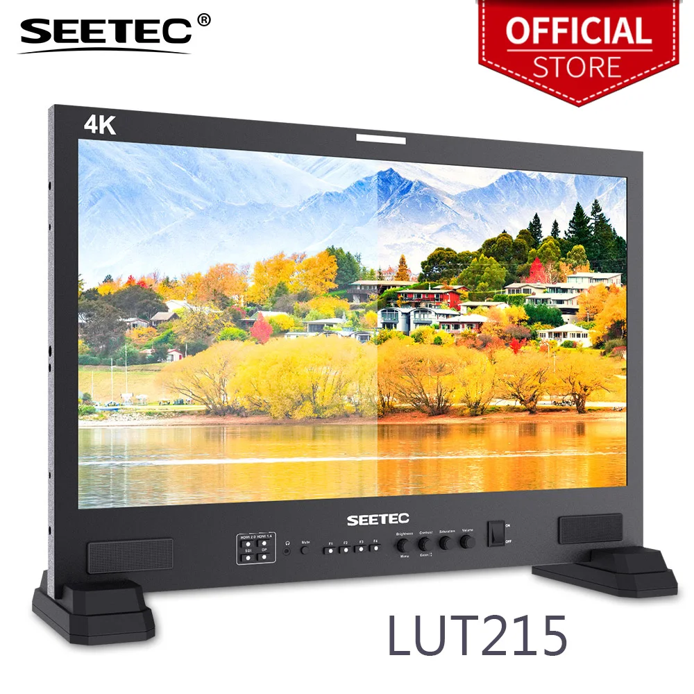 Монитор для студийной трансляции SEETEC LUT215 21,5 дюйма 3D LUT, 3G-SDI 4K HDMI Full HD 1920x1080 для наружной съемки после производства
Монитор для студийной трансляции SEETEC LUT215 21,5 дюйма 3D LUT, 3G-SDI 4K HDMI Full HD 1920x1080 для наружной съемки после производства