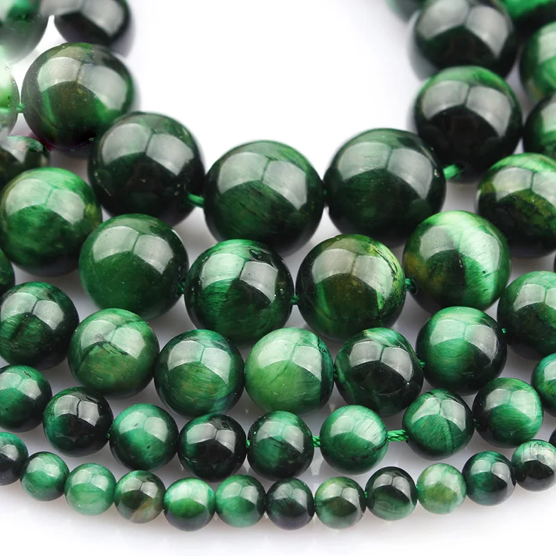15"(38cm) Strand Round Natural Green Tiger's Eye Stone Rock 4mm 6mm 8mm 10mm 12mm Beads lot for Jewelry Making DIY Bracelet
15"(38cm) Strand Round Natural Green Tiger's Eye Stone Rock 4mm 6mm 8mm 10mm 12mm Beads lot for Jewelry Making DIY Bracelet