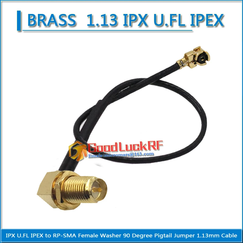 1.13 IPX U.FL IPEX To RP-SMA RPSMA RP SMA Female Washer Nut Right Angle Connector RF Coaxial Pigtail Jumper 1.13mm extend Cable
1.13 IPX U.FL IPEX To RP-SMA RPSMA RP SMA Female Washer Nut Right Angle Connector RF Coaxial Pigtail Jumper 1.13mm extend Cable