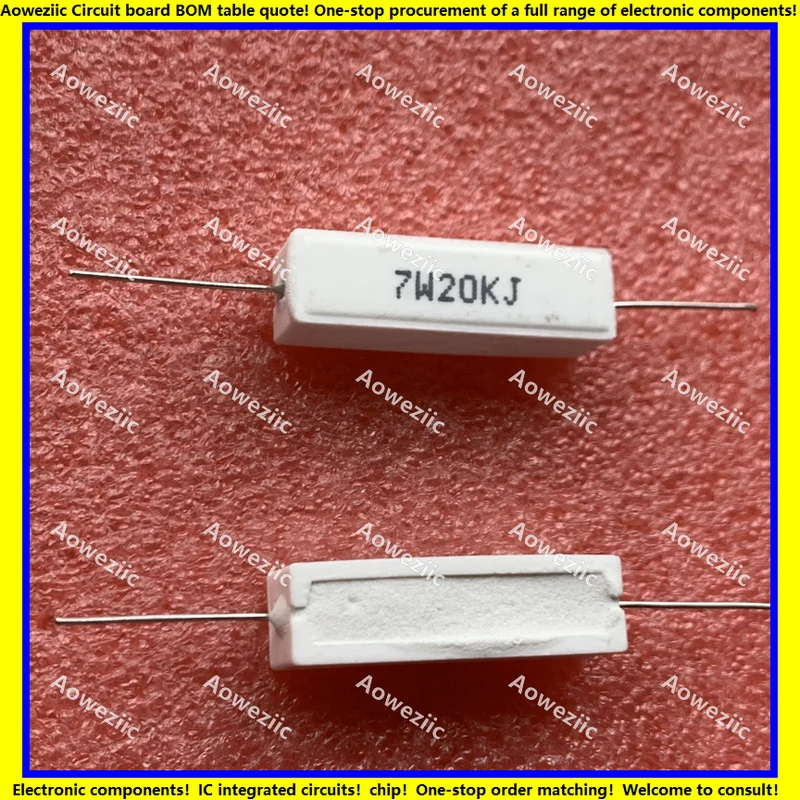 10Pcs/Lot 7W20KJ 7W20000RJ 20000ΩJ SQP Horizontal Cement Resistance 7W20000ohm Ceramic Resistance Precision ±5% Power Resistance
10Pcs/Lot 7W20KJ 7W20000RJ 20000ΩJ SQP Horizontal Cement Resistance 7W20000ohm Ceramic Resistance Precision ±5% Power Resistance