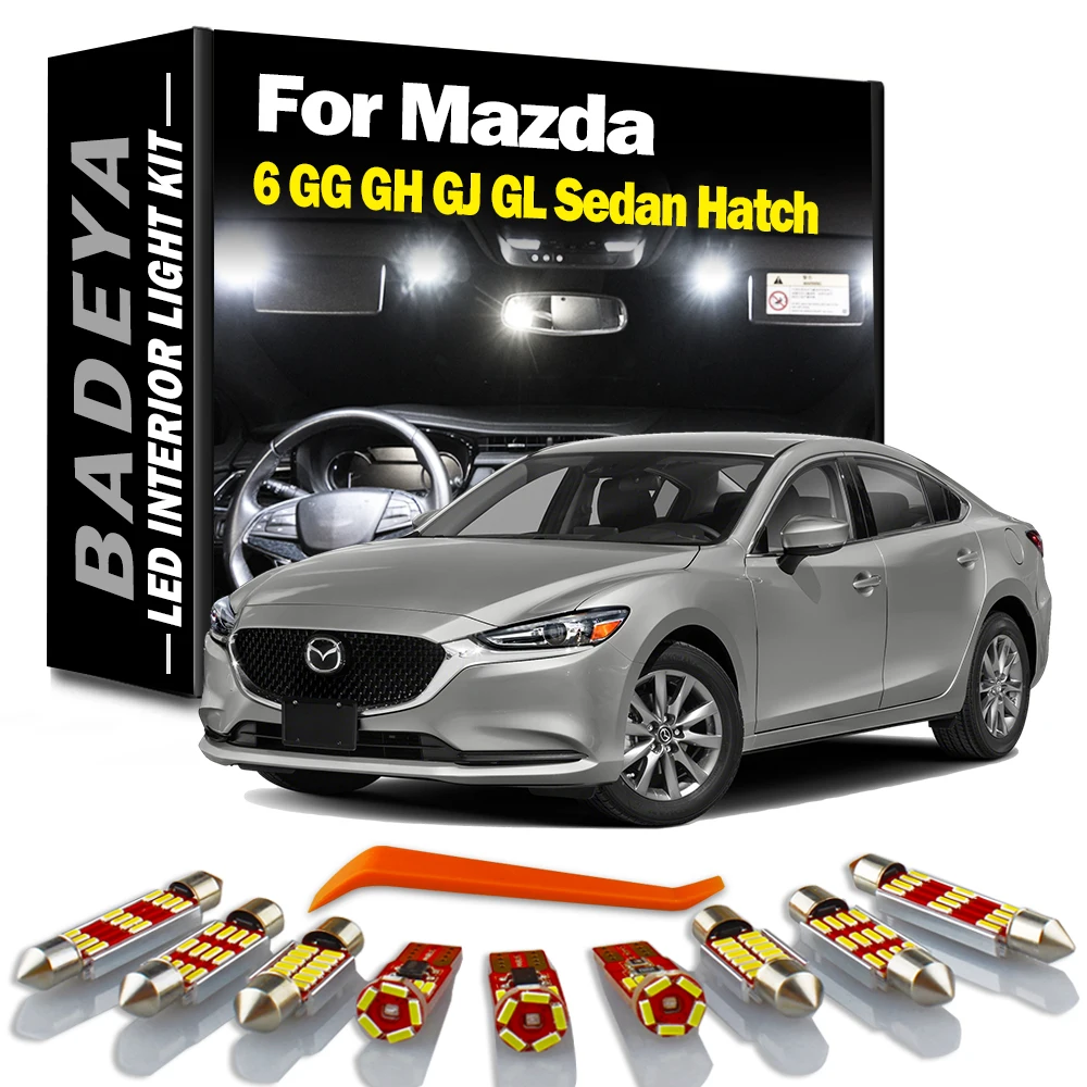 Комплект внутреннего освещения BADEYA Canbus LED для Mazda 6 GG GH GJ GL Sedan Hatch 2003-2018 2019 2020 Автомобильная лампа Автомобильные светодиодные лампы без ошибок
Комплект внутреннего освещения BADEYA Canbus LED для Mazda 6 GG GH GJ GL Sedan Hatch 2003-2018 2019 2020 Автомобильная лампа Автомобильные светодиодные лампы без ошибок