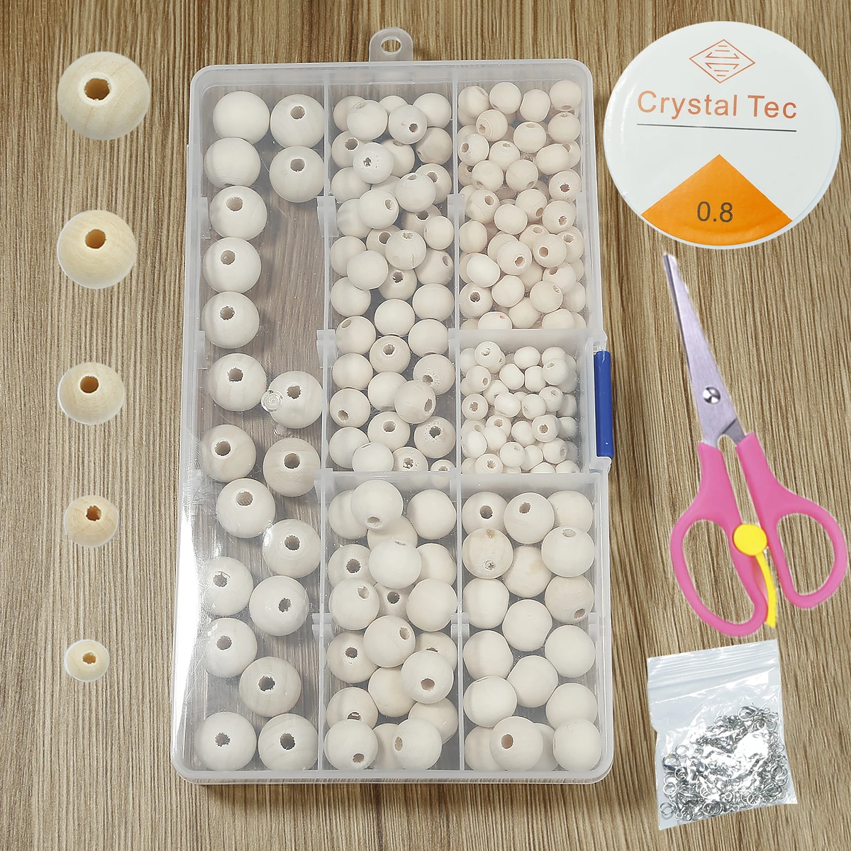 1set Wooden Natural Round Loose Beads Box DIY 6/8/10/12/14mm for Bracelet Necklace Accessories Jewelry Making
1set Wooden Natural Round Loose Beads Box DIY 6/8/10/12/14mm for Bracelet Necklace Accessories Jewelry Making