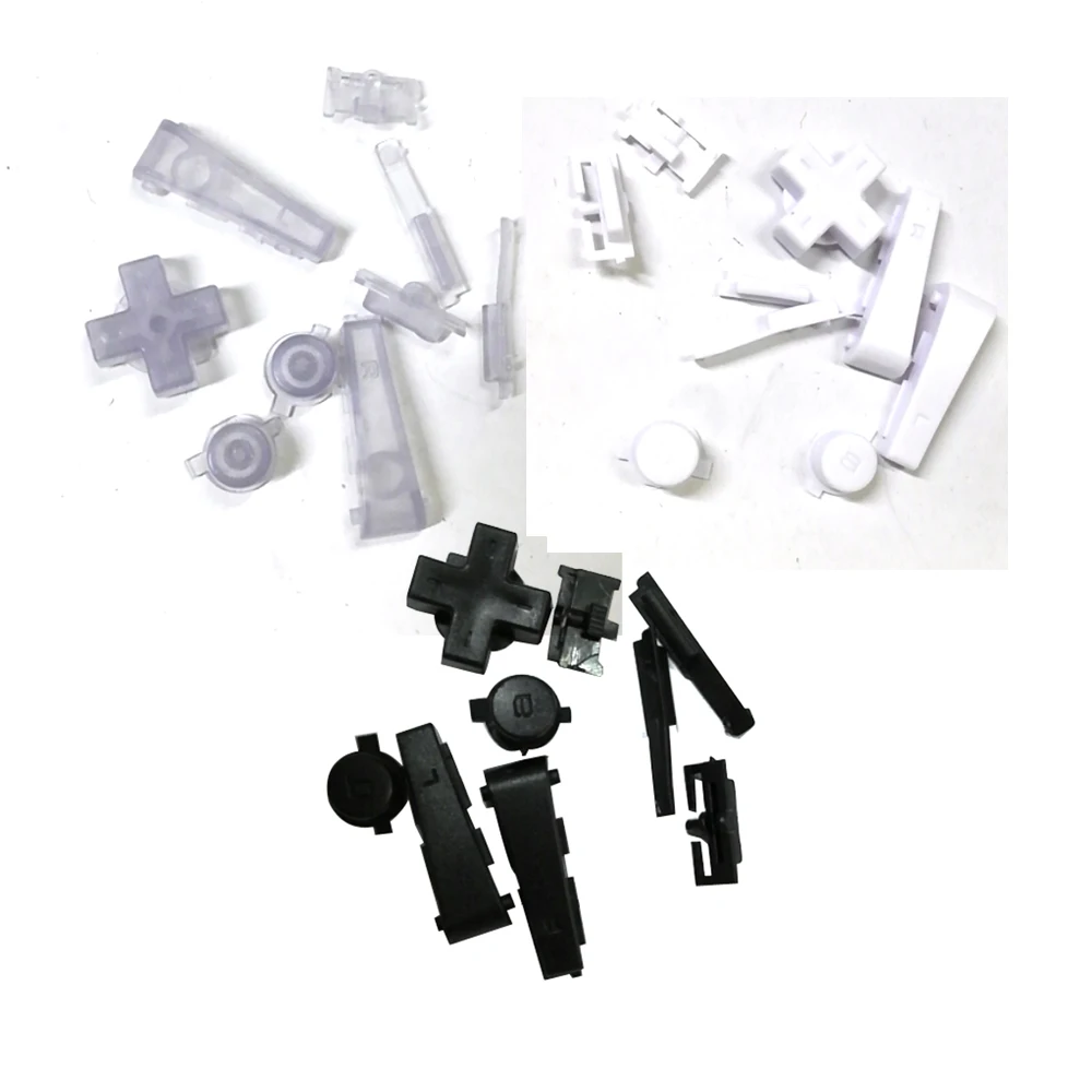 100PCS Full set L R A B D-Pad Keypad buttons for GBM Console Shell Button Keys Replacement
100PCS Full set L R A B D-Pad Keypad buttons for GBM Console Shell Button Keys Replacement