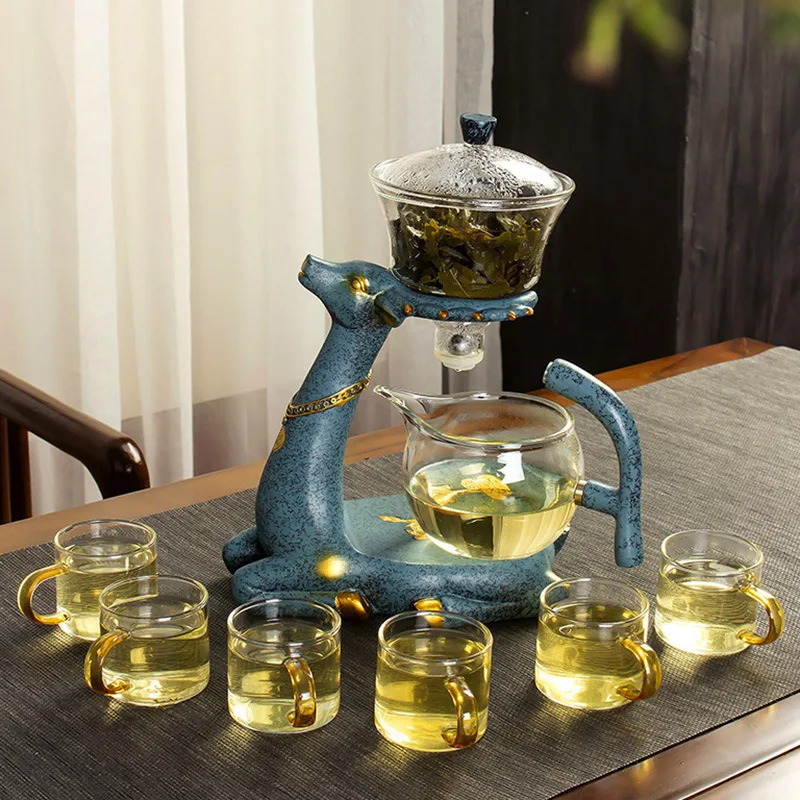 Creative glass automatic tea set kung fu tea set gaiwan tea pot and cup set tea set of 6 glass tea set
Creative glass automatic tea set kung fu tea set gaiwan tea pot and cup set tea set of 6 glass tea set
