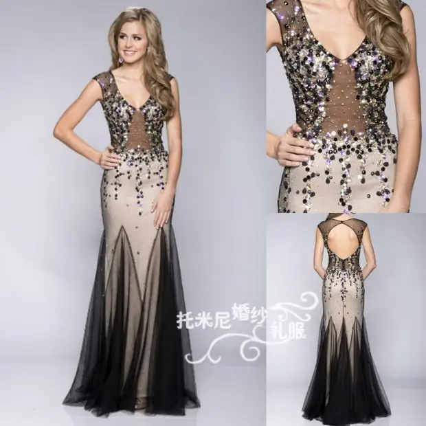 2018 new hot Sexy Backless vestido de festa cap sleeve tulle mermaid floor-length Formal luxury rhineston Bridesmaid Dresses
2018 new hot Sexy Backless vestido de festa cap sleeve tulle mermaid floor-length Formal luxury rhineston Bridesmaid Dresses