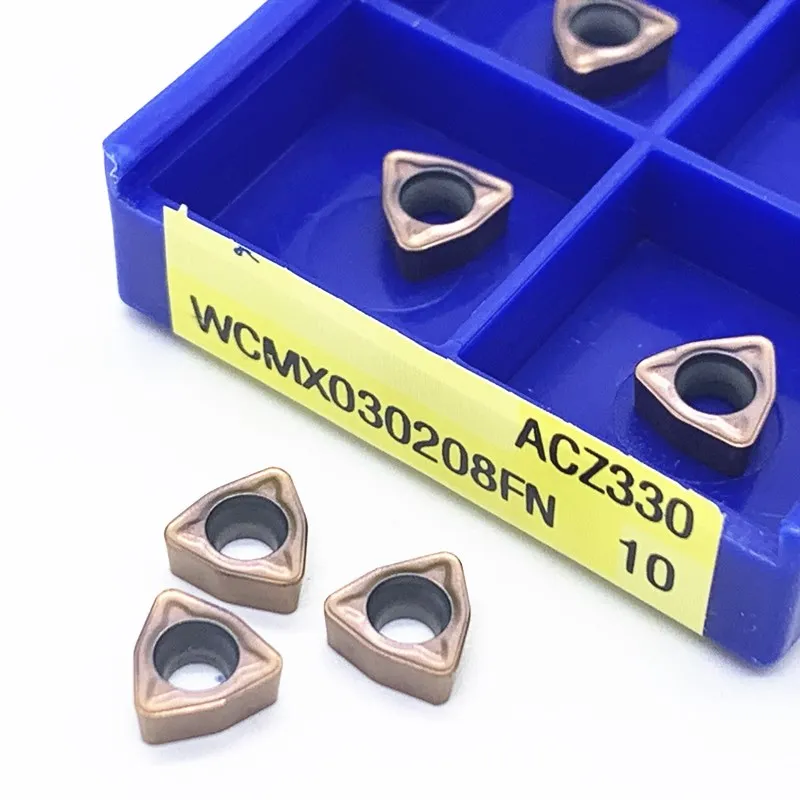 WCMX030208FN ACZ330 carbide tool metal turning tool CNC accessories milling cutter
WCMX030208FN ACZ330 carbide tool metal turning tool CNC accessories milling cutter