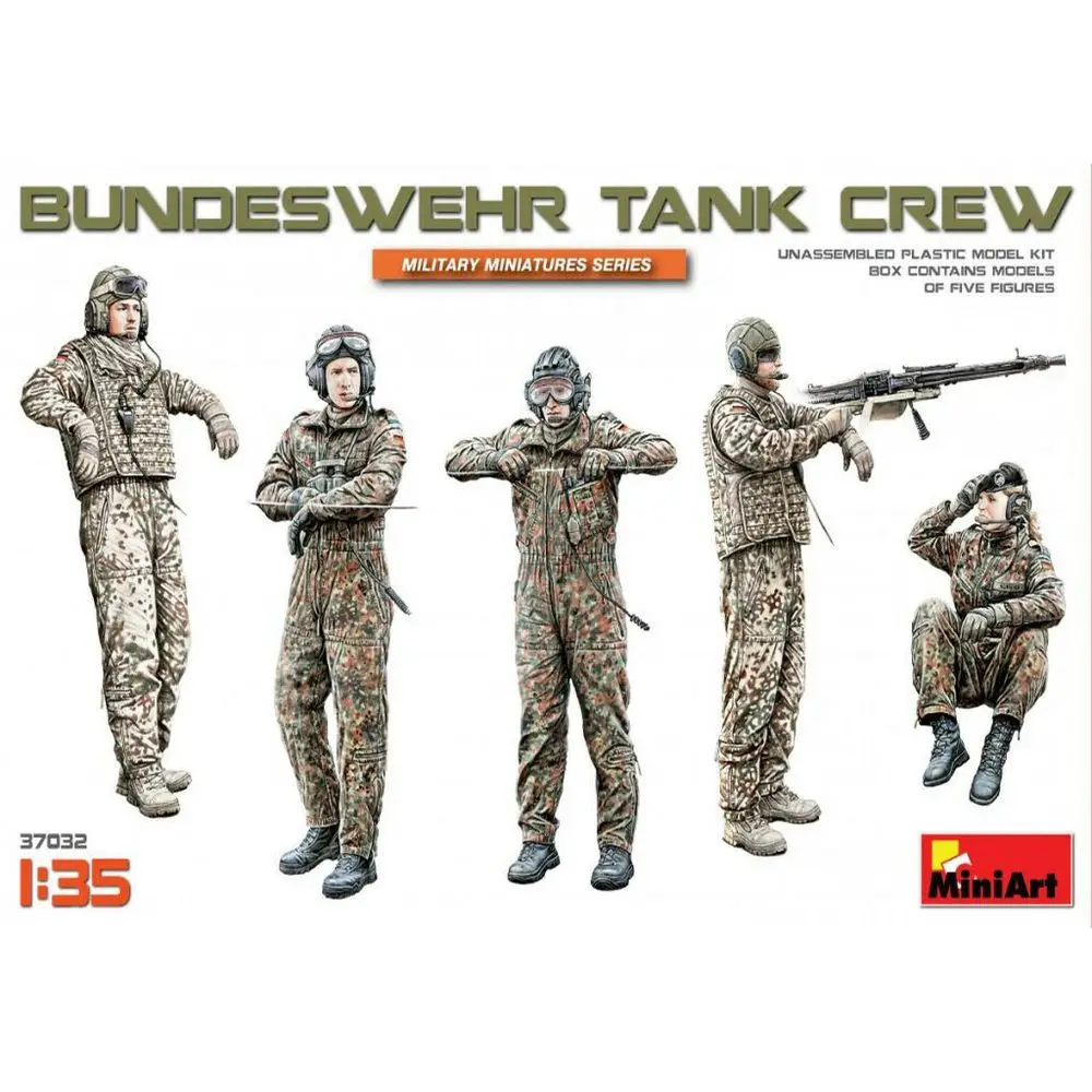 MiniArt 37032 1/35 Bundeswehr Tank Crew - Scale Model Kit
MiniArt 37032 1/35 Bundeswehr Tank Crew - Scale Model Kit