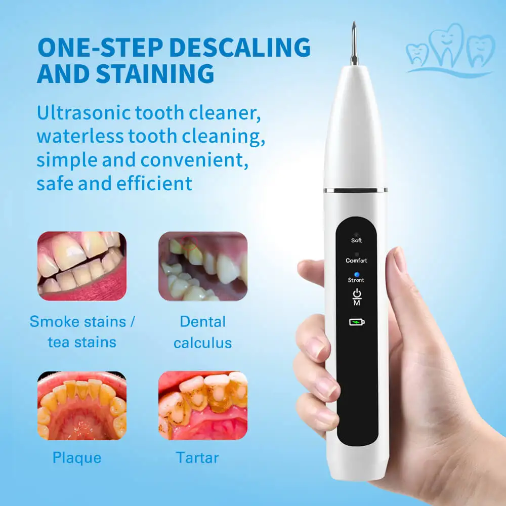 Home Ultrasonic Calculus Remover Dental Scaling Electric Portable LED Screen Scaler Sonic Smoke Stains Tartar Plaque Teeth White
Home Ultrasonic Calculus Remover Dental Scaling Electric Portable LED Screen Scaler Sonic Smoke Stains Tartar Plaque Teeth White