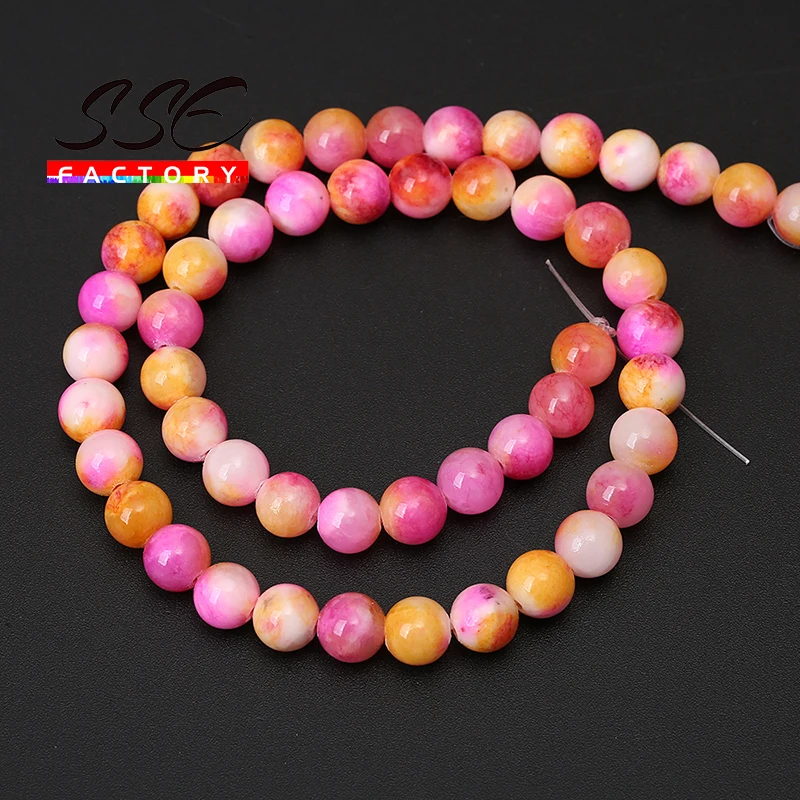 Wholesale Natural Pink Yellow Persian Jades Smooth Round Loose Beads 6 8 10 12mm For Jewelry Making DIY Bracelet Accessories 15"
Wholesale Natural Pink Yellow Persian Jades Smooth Round Loose Beads 6 8 10 12mm For Jewelry Making DIY Bracelet Accessories 15"