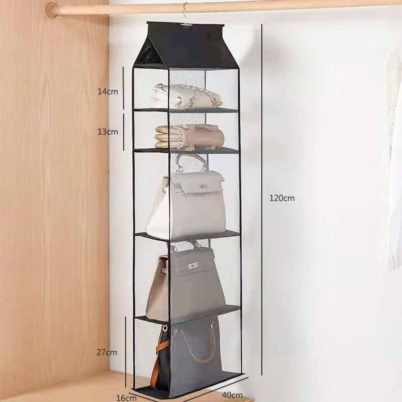 Dust-Proof Foldable Bag Organizer Hanging Wardrobe Closet Bedroom Storage Hanger Dressing Room Wall Shelf Pouches Containers
Dust-Proof Foldable Bag Organizer Hanging Wardrobe Closet Bedroom Storage Hanger Dressing Room Wall Shelf Pouches Containers