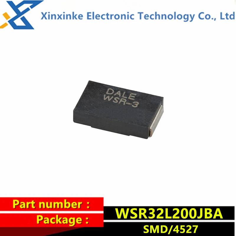 10PCS WSR32L200JBA DALE WSR-3 0.0022R 5% 4527 3W 2.2mOhms Current sensing Resistor - SMD 0.0022ohms Precision power resistor
10PCS WSR32L200JBA DALE WSR-3 0.0022R 5% 4527 3W 2.2mOhms Current sensing Resistor - SMD 0.0022ohms Precision power resistor