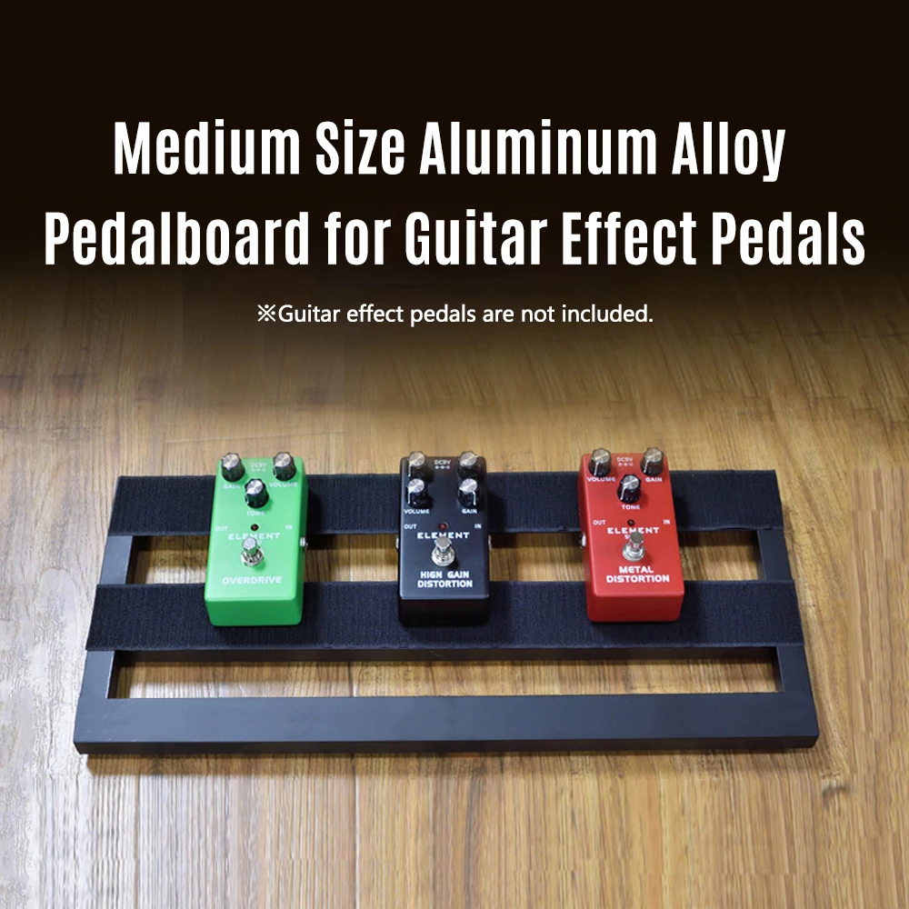 Universal Portable Medium Large Guitar Effect Pedal Board Aluminum Alloy Pedal Board 19.7×11 /19.7×7.5 Inch Black Carrying Bag
Universal Portable Medium Large Guitar Effect Pedal Board Aluminum Alloy Pedal Board 19.7×11 /19.7×7.5 Inch Black Carrying Bag
