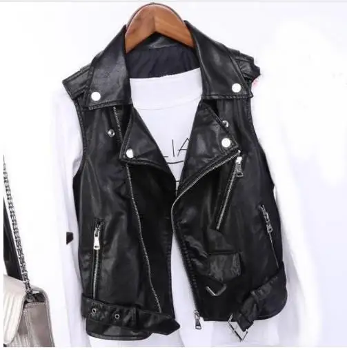 New pu leather waistcoat women motorcycle vest coat sleeveless vests large size 4xl
New pu leather waistcoat women motorcycle vest coat sleeveless vests large size 4xl