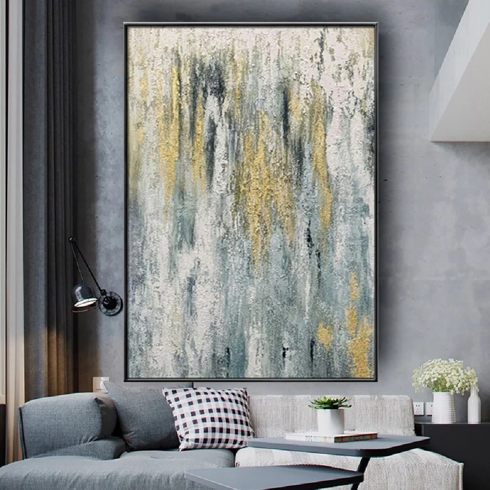 Large Golden and off-white vertical line wall art Vintage decor hand-painted oil painting On Canvas Modern Apartment Bar Decor
Large Golden and off-white vertical line wall art Vintage decor hand-painted oil painting On Canvas Modern Apartment Bar Decor
