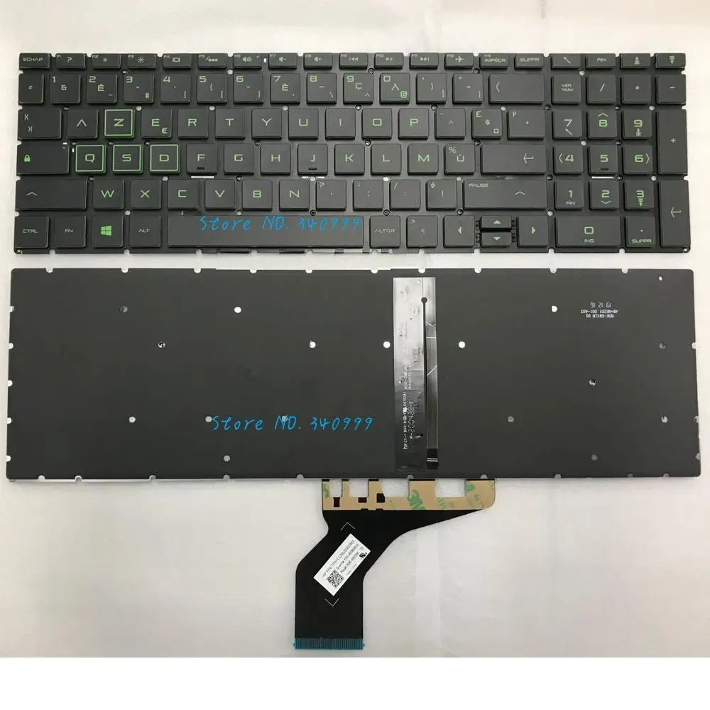 Новая клавиатура AZERTY для ноутбука HP GAMING 16-a0050ur 16-a0000 17-CD0000, Французская клавиатура с зеленой подсветкой
Новая клавиатура AZERTY для ноутбука HP GAMING 16-a0050ur 16-a0000 17-CD0000, Французская клавиатура с зеленой подсветкой