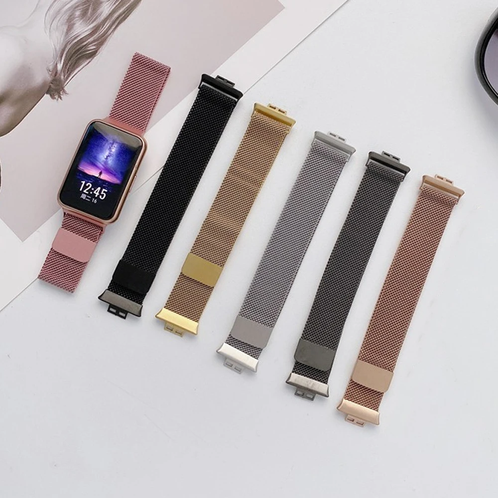 Ремешок для Huawei Watch FIT, аксессуары для браслета, Магнитная Петля, металлический браслет из нержавеющей стали, ремешок для Huawei Watch fit 2021
Ремешок для Huawei Watch FIT, аксессуары для браслета, Магнитная Петля, металлический браслет из нержавеющей стали, ремешок для Huawei Watch fit 2021