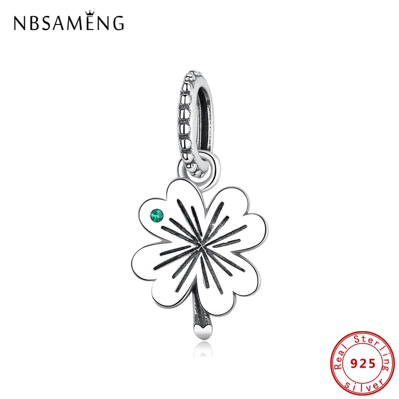 Original 100% 925 Sterling Silver Beads Charms Lucky Four Leaf Clover Pendant Charm Fit Pandora Bracelet Necklace Women Jewelry
Original 100% 925 Sterling Silver Beads Charms Lucky Four Leaf Clover Pendant Charm Fit Pandora Bracelet Necklace Women Jewelry