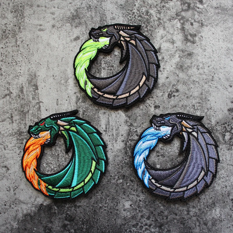Boutique DRAGON Full Embroidery Patches Laser Hollow Armband Tactical Animal Badge DIY Personality COOL Patch
Boutique DRAGON Full Embroidery Patches Laser Hollow Armband Tactical Animal Badge DIY Personality COOL Patch