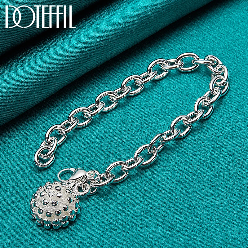 DOTEFFIL 925 Sterling Silver Firework Coral Pendant Bracelet Thick Chain For Man Woman Charm Wedding Engagement Jewelry
DOTEFFIL 925 Sterling Silver Firework Coral Pendant Bracelet Thick Chain For Man Woman Charm Wedding Engagement Jewelry