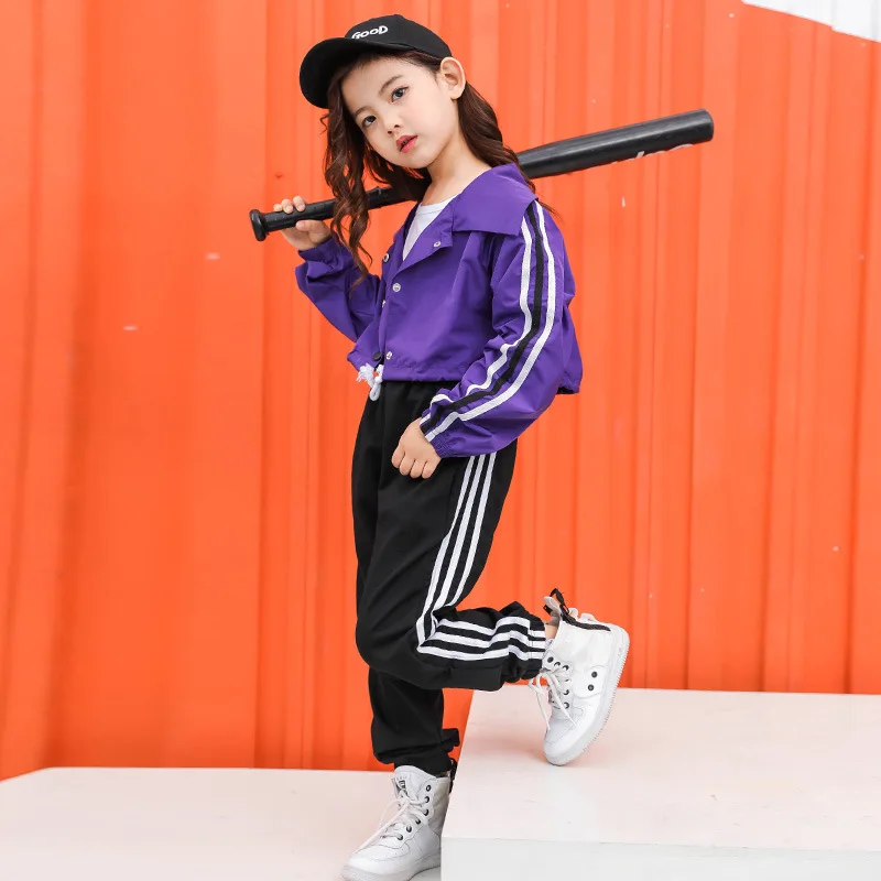 New Kids Street Dance Clothing Hip Hop Dance Wear Jazz Dance Costume for Girls Modern Dancing Children's Day Performance
New Kids Street Dance Clothing Hip Hop Dance Wear Jazz Dance Costume for Girls Modern Dancing Children's Day Performance