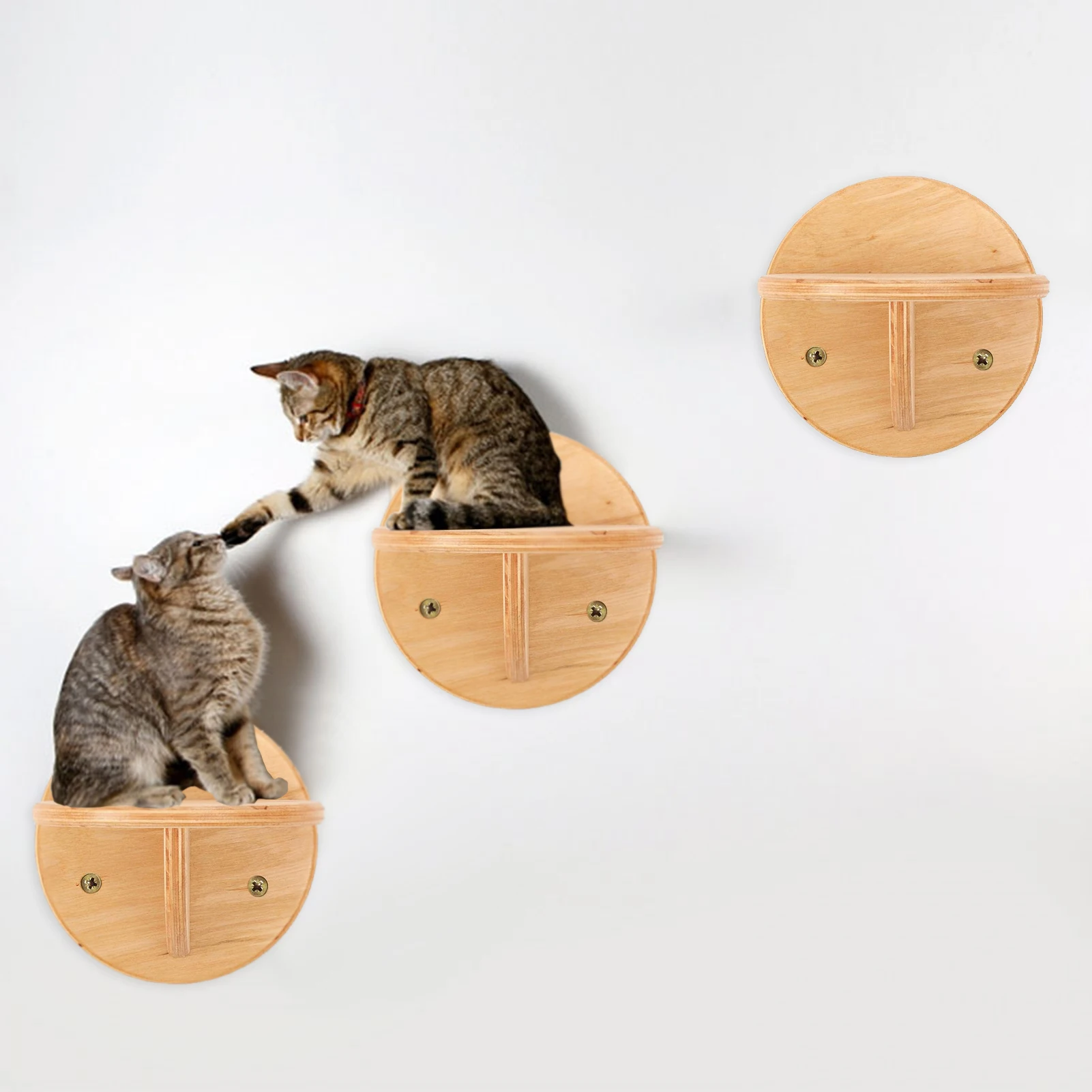 Cat Hammock Wall Mounted Cat Shelf Durable Safe Climbing Frame Ladder Wooden Puppy Pet Perch Step Pet Toy Pet Supplies
Cat Hammock Wall Mounted Cat Shelf Durable Safe Climbing Frame Ladder Wooden Puppy Pet Perch Step Pet Toy Pet Supplies