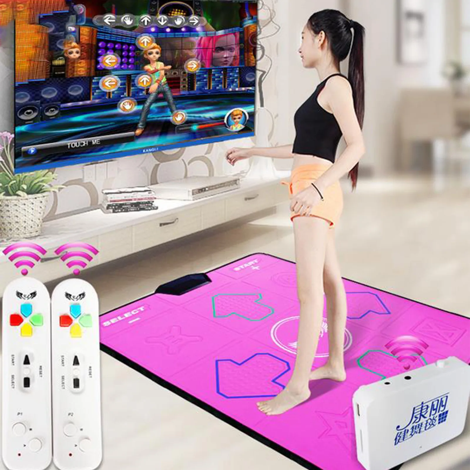Non-slip Dancer Step Pads Sense Game For Pc Tv Dance Mats Wireless Controll Games Yoga Mats Fitness Single Hand Dance Mat#g30
Non-slip Dancer Step Pads Sense Game For Pc Tv Dance Mats Wireless Controll Games Yoga Mats Fitness Single Hand Dance Mat#g30