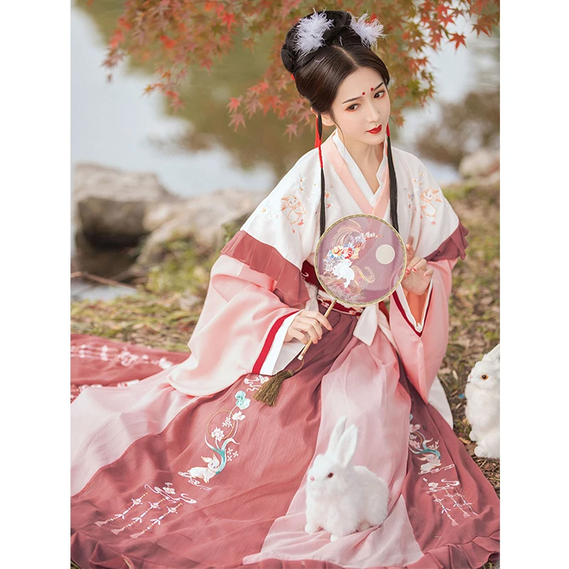 Embroidery Hanfu Women Traditional Dance Costumes Fairy Dress Folk Festival Outfit Singers Rave Performance Clothing DCC204
Embroidery Hanfu Women Traditional Dance Costumes Fairy Dress Folk Festival Outfit Singers Rave Performance Clothing DCC204