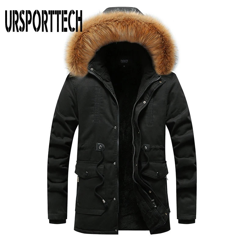 Winter Jacket Men Thick Warm Casual Outwear Hooded Jackets Men's Fur Collar Windproof Parkas Plus Size 3XL Velvet Warm Coat Man
Winter Jacket Men Thick Warm Casual Outwear Hooded Jackets Men's Fur Collar Windproof Parkas Plus Size 3XL Velvet Warm Coat Man