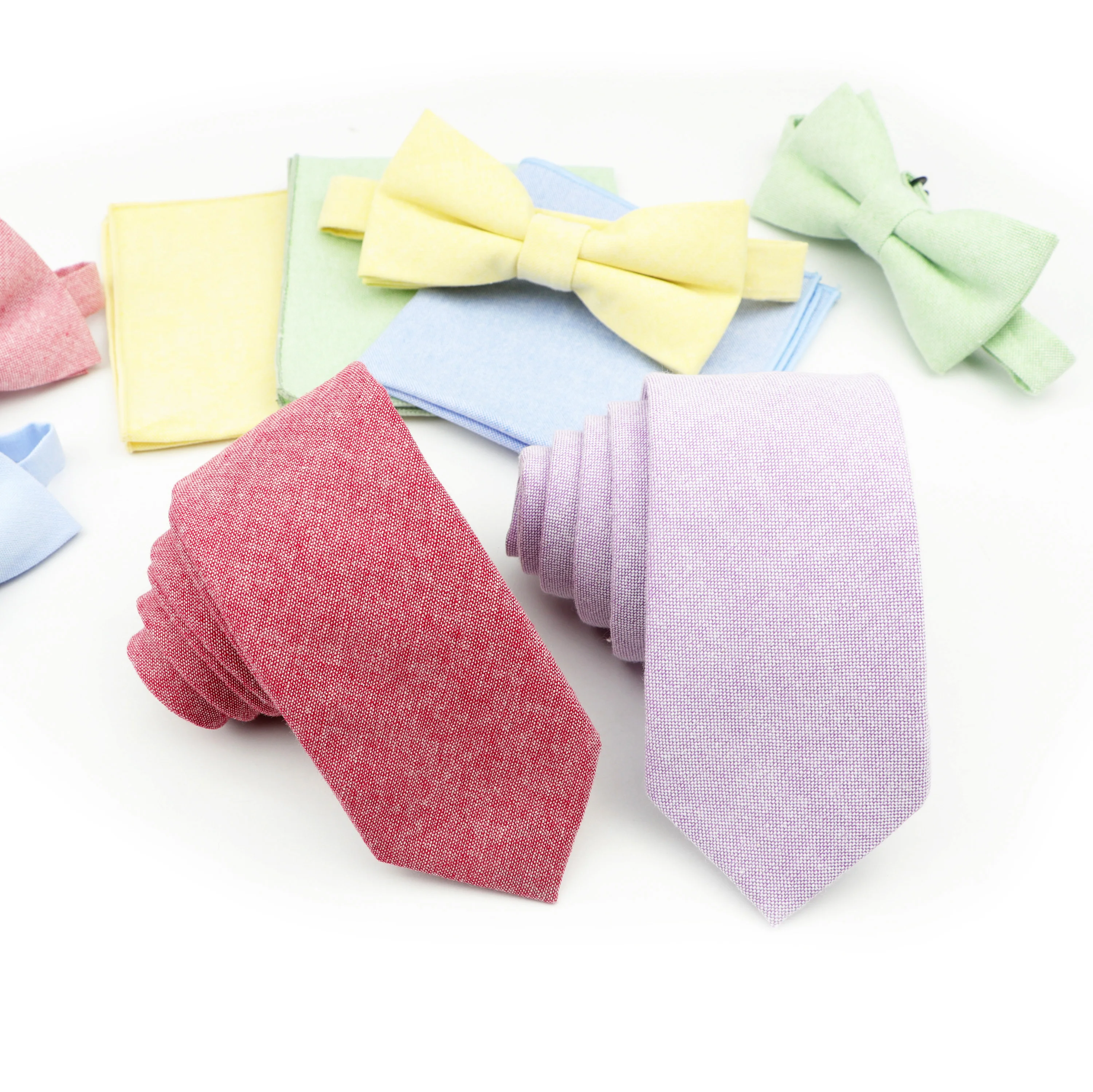 Fashion Lovely 100% Cotton Solid Colorful Men‘s Tie Bowtie Pocket Square Set For Party Wedding Accessories Gift
Fashion Lovely 100% Cotton Solid Colorful Men‘s Tie Bowtie Pocket Square Set For Party Wedding Accessories Gift