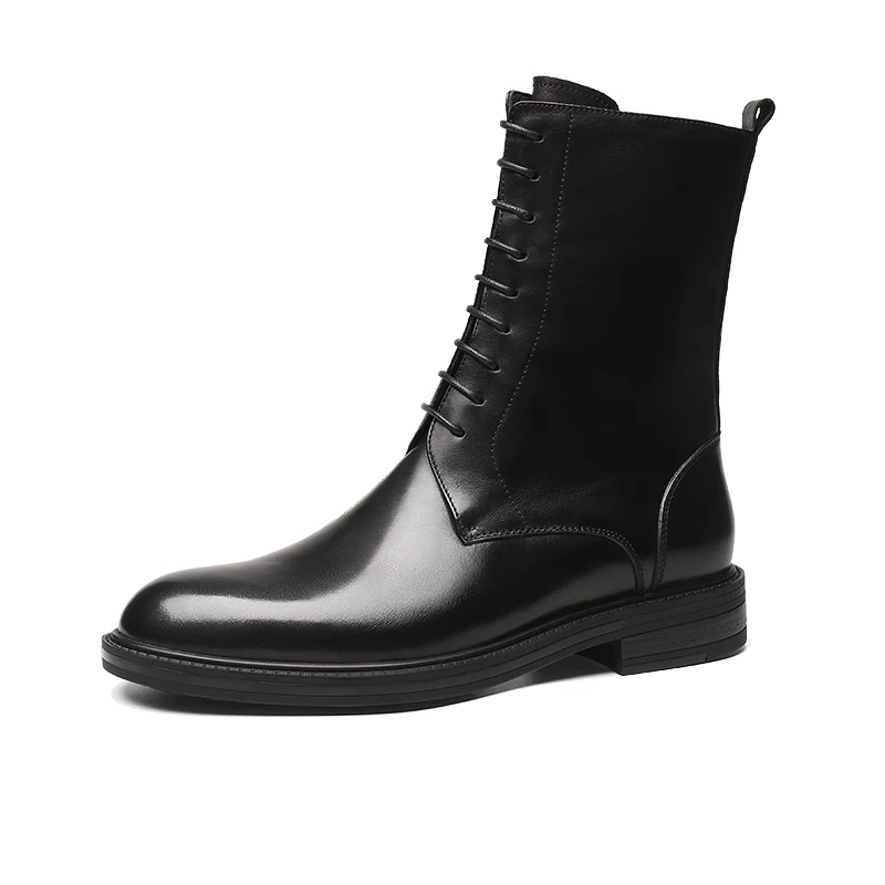 Fashion Black Mens Boots Genuine Leather Boots Male Ankle Boots Outdoor Casual Shoes
Fashion Black Mens Boots Genuine Leather Boots Male Ankle Boots Outdoor Casual Shoes