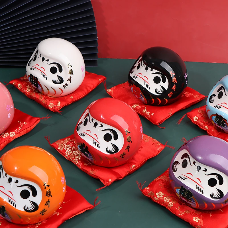 New Arrival Japanese Ceramic Daruma Doll Lucky Charm Fortune Ornament Craft Piggy bank
New Arrival Japanese Ceramic Daruma Doll Lucky Charm Fortune Ornament Craft Piggy bank