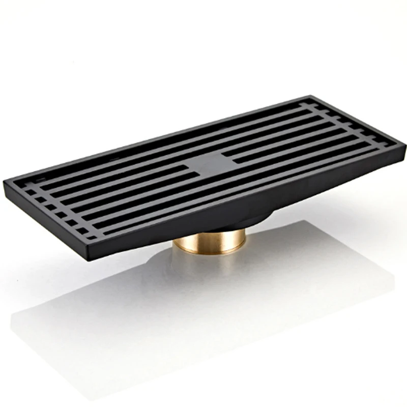 Black Floor Drain Brass Rectangle Waste Grates Tile Insert Anti-odor Kitchen Toilet Bathroom Shower Floor Water Drainer 200x83mm
Black Floor Drain Brass Rectangle Waste Grates Tile Insert Anti-odor Kitchen Toilet Bathroom Shower Floor Water Drainer 200x83mm