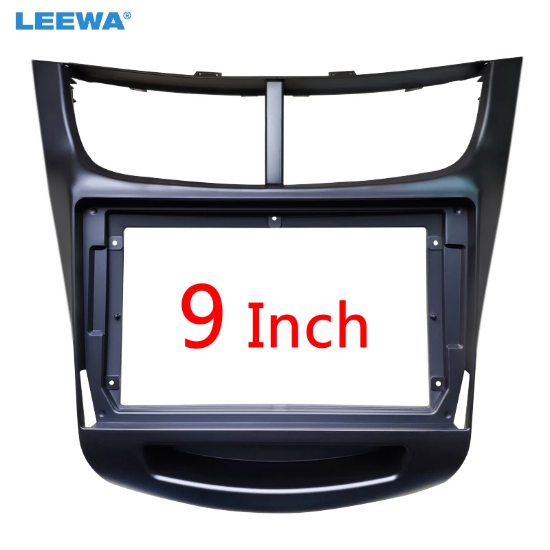 LEEWA Car Audio 9" Big Screen 2DIN Fascia Frame Adapter For Chevrolet Sail 3 Dash Fitting Panel Frame Kit #CA3399
LEEWA Car Audio 9" Big Screen 2DIN Fascia Frame Adapter For Chevrolet Sail 3 Dash Fitting Panel Frame Kit #CA3399