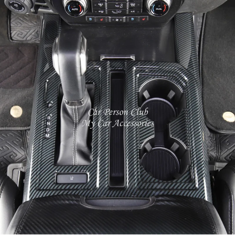 Carbon Fiber Gear Shift Water Cup Holder Panel Overlay Cover Trims For Ford Raptor F150 2017 2018 2019 2020 Car Accessories
Carbon Fiber Gear Shift Water Cup Holder Panel Overlay Cover Trims For Ford Raptor F150 2017 2018 2019 2020 Car Accessories