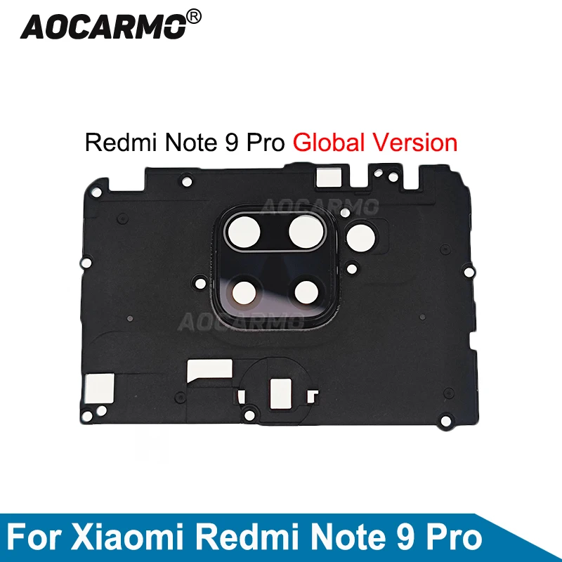 Крышка материнской платы Aocarmo и объектив задней камеры с рамкой для Xiaomi Redmi Note 9 Pro, глобальная версия, запасные части
Крышка материнской платы Aocarmo и объектив задней камеры с рамкой для Xiaomi Redmi Note 9 Pro, глобальная версия, запасные части