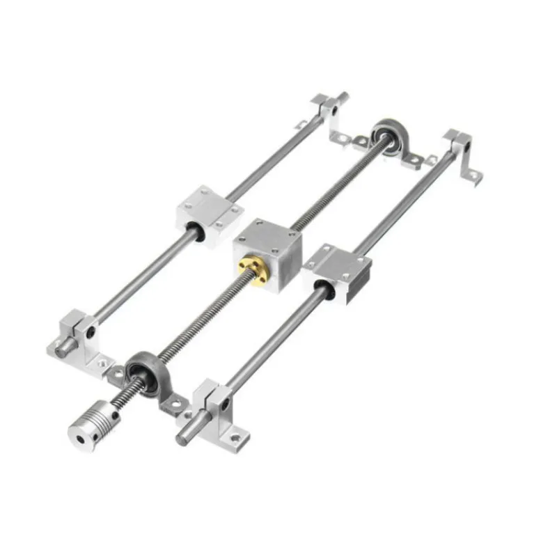 13Pcs/set T8 Lead Screw 8-350mm DIY Optical Axis Guide Rail Bearing Seat Linear Shaft Support Trapezoidal Set
13Pcs/set T8 Lead Screw 8-350mm DIY Optical Axis Guide Rail Bearing Seat Linear Shaft Support Trapezoidal Set
