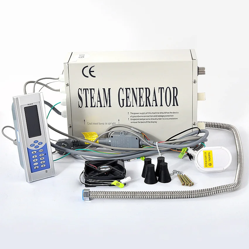 TR-019 Steam Generator System Home Shower Room Steam Generator Sauna Bath Steam Equipment With Remote Control 220V 3000W
TR-019 Steam Generator System Home Shower Room Steam Generator Sauna Bath Steam Equipment With Remote Control 220V 3000W