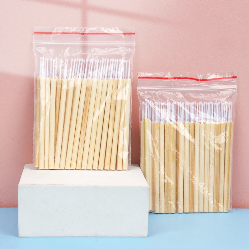 50 pcs Disposable bamboo Stick Micro Brush Mascara Wands Swab Microbrush for Eyelashes Extension women Makeup brushes Tools
50 pcs Disposable bamboo Stick Micro Brush Mascara Wands Swab Microbrush for Eyelashes Extension women Makeup brushes Tools