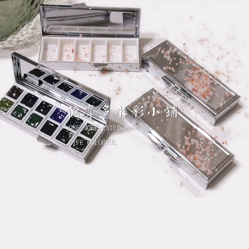 Watercolor sub-packing tin box 12-color mini portable paint box art supplies
Watercolor sub-packing tin box 12-color mini portable paint box art supplies