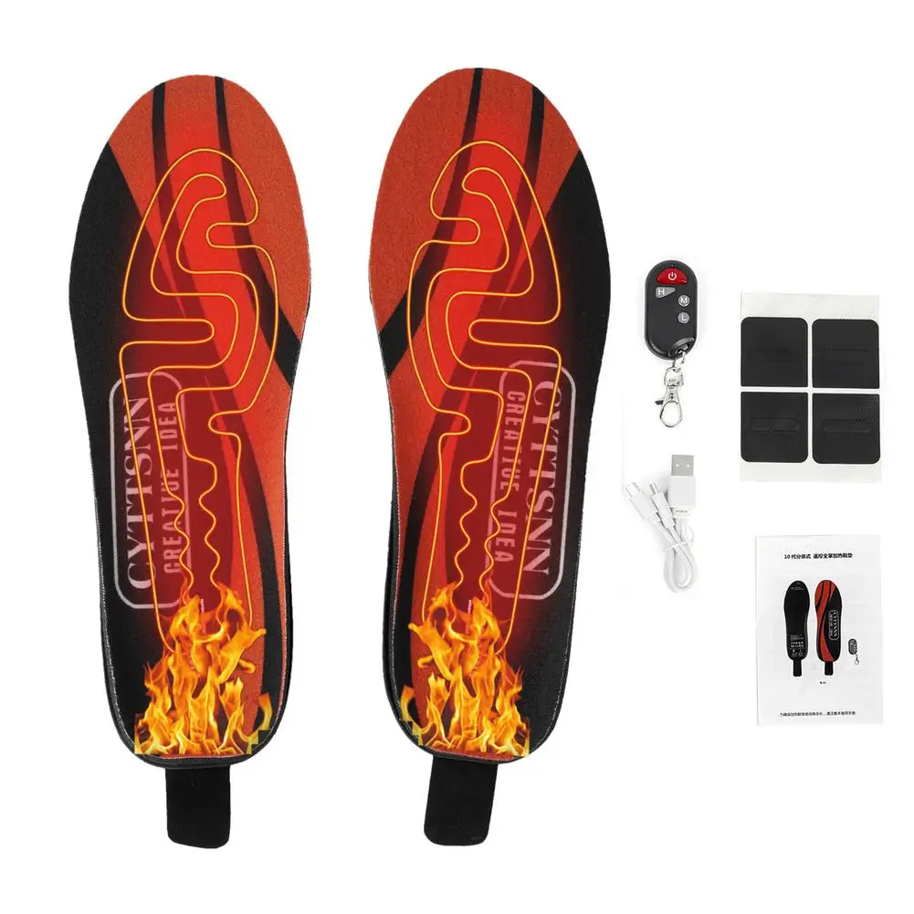 USB Heated Shoe Insoles With Remote Control Feet Warm Sock Pad Mat Electrically Heating Insoles Electric Heater Pads
USB Heated Shoe Insoles With Remote Control Feet Warm Sock Pad Mat Electrically Heating Insoles Electric Heater Pads