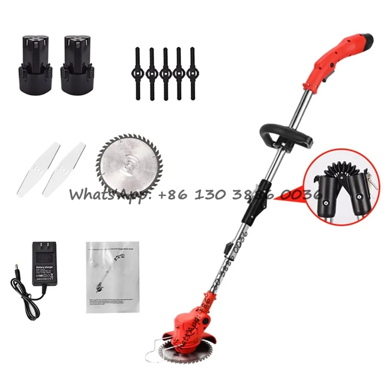 12V Electric Folding Lawn Mower Low Noise Automatic Fast Cutting Lithium Battery Brushless Trimmer Grass Cutter Machine Price
12V Electric Folding Lawn Mower Low Noise Automatic Fast Cutting Lithium Battery Brushless Trimmer Grass Cutter Machine Price