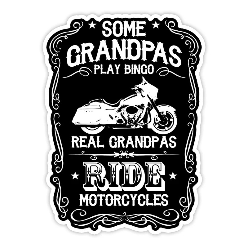 S60082# Real Grandpas Ride Motorcycles Self-adhesive Decal Car Sticker Waterproof Auto Decors on Bumper Rear Window Laptop
S60082# Real Grandpas Ride Motorcycles Self-adhesive Decal Car Sticker Waterproof Auto Decors on Bumper Rear Window Laptop