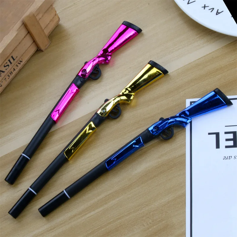 36 pcs/lot Creative Laser Gun Shape Gel Pen Cute 0.5 mm black Ink Signature Pens Promotional Gift Office School Supplies
36 pcs/lot Creative Laser Gun Shape Gel Pen Cute 0.5 mm black Ink Signature Pens Promotional Gift Office School Supplies