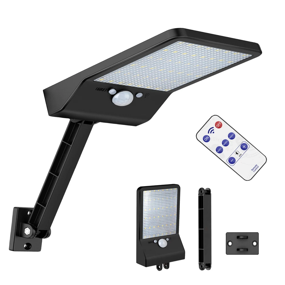 Solar Lamp 900 Lumen 48 Leds IP65 integrated solar street light Motion Sensor Outdoor Waterproof led
Solar Lamp 900 Lumen 48 Leds IP65 integrated solar street light Motion Sensor Outdoor Waterproof led