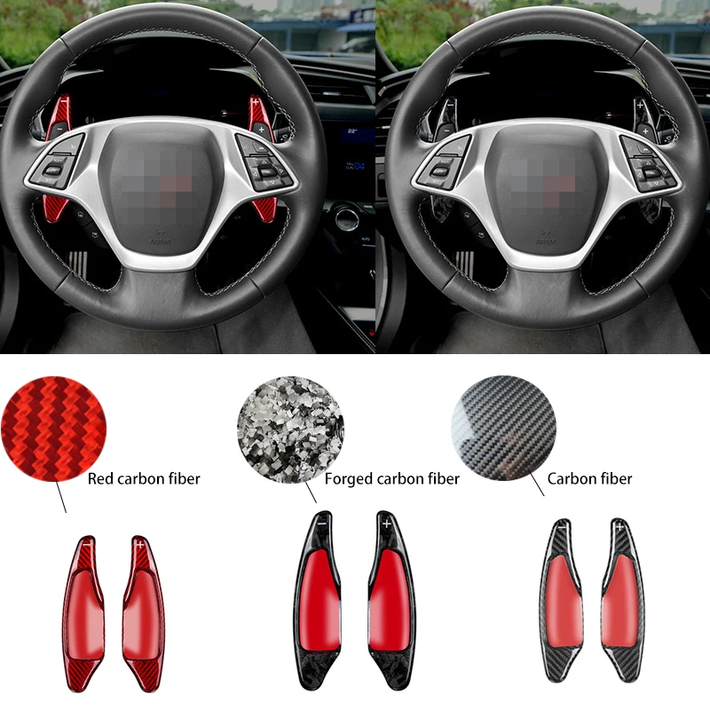 Real Carbon Fiber Car Steering Wheel Shift Paddle Shifter Extended Accessories For Chevrolet Camaro / Corvette C7 2016-2019
Real Carbon Fiber Car Steering Wheel Shift Paddle Shifter Extended Accessories For Chevrolet Camaro / Corvette C7 2016-2019