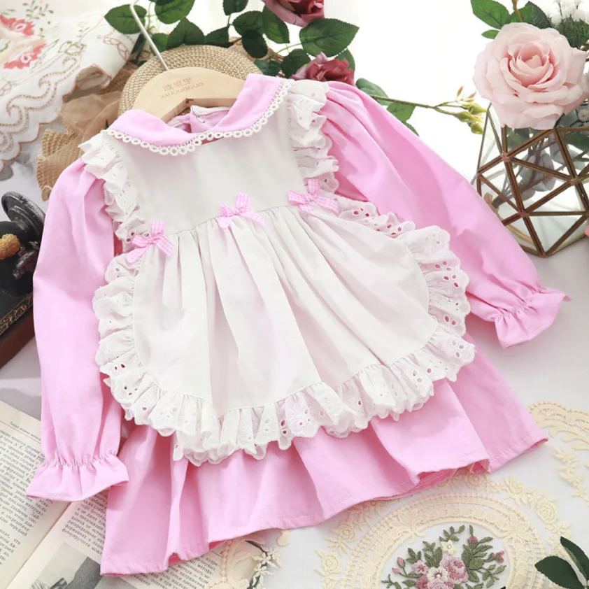 Autumn Children's New-style Cute Vintage Spanish Dress Bow Middle-and-long Kids Dresses for Girls
Autumn Children's New-style Cute Vintage Spanish Dress Bow Middle-and-long Kids Dresses for Girls