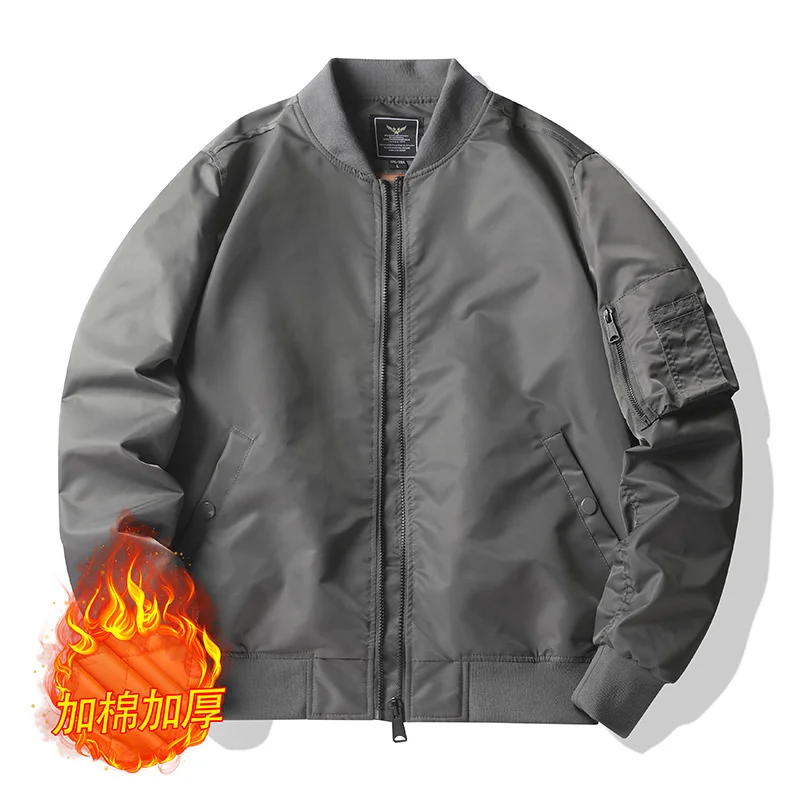 2021 Autumn Winter Thicken Military Jacket Men Flight Air Force Pilot Jackets Designer Cargo Coat Windbreaker Bomber Jacket
2021 Autumn Winter Thicken Military Jacket Men Flight Air Force Pilot Jackets Designer Cargo Coat Windbreaker Bomber Jacket