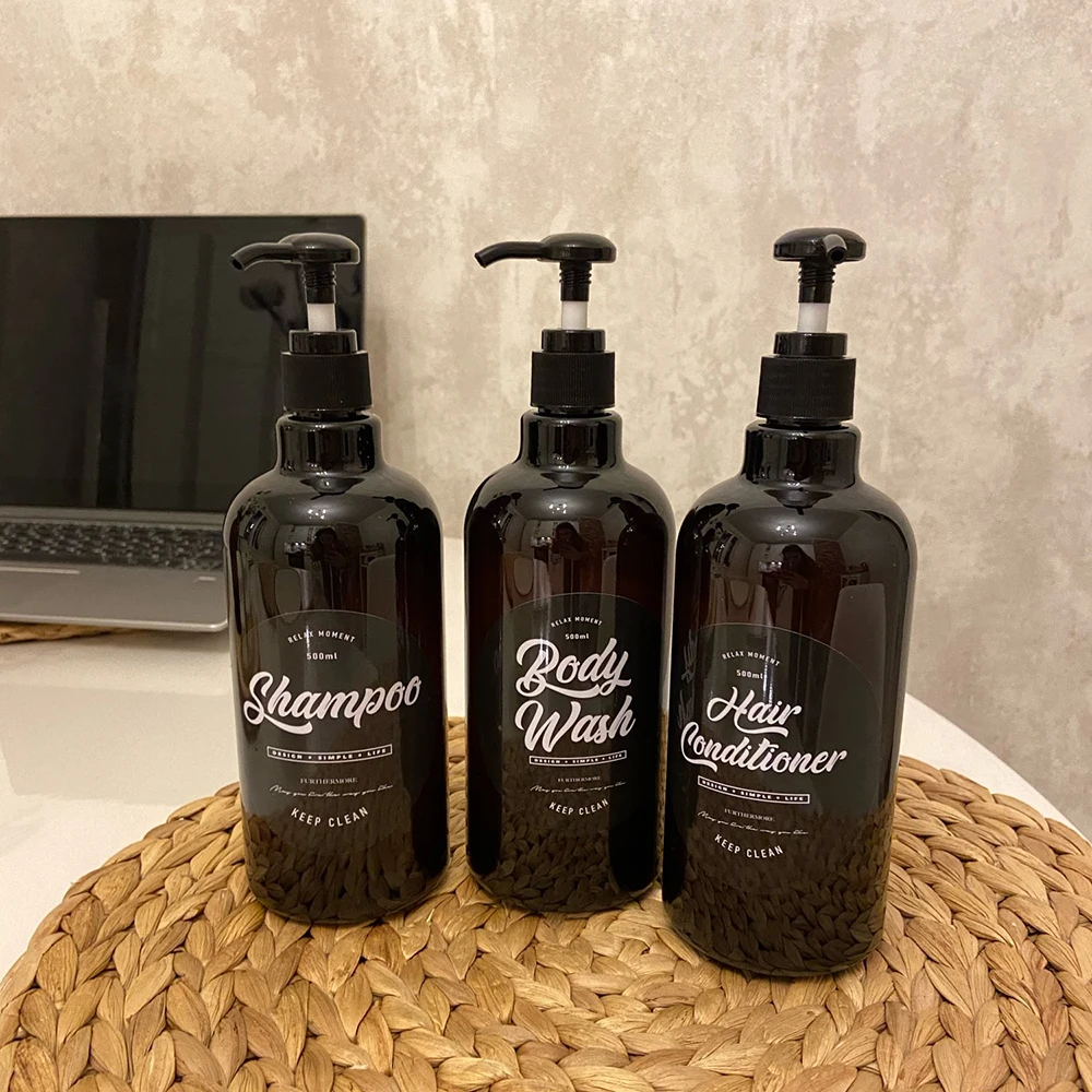 3 в 1 Набор Мыла Ванная комната Body Wash Кондиционер для волос бутылка шампуня 500 мл дома ванной Пластик цистерна для хранения жидкости суб розли...
3 в 1 Набор Мыла Ванная комната Body Wash Кондиционер для волос бутылка шампуня 500 мл дома ванной Пластик цистерна для хранения жидкости суб розли...