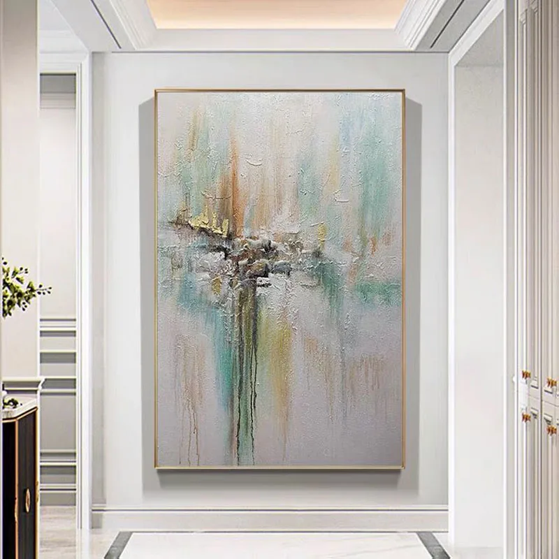 Newest Texture Abstract Handmade Oil Painting Gold Blue Wall Art Modern Style Canvas Painting Nordic Picture Home Decor No Frame
Newest Texture Abstract Handmade Oil Painting Gold Blue Wall Art Modern Style Canvas Painting Nordic Picture Home Decor No Frame