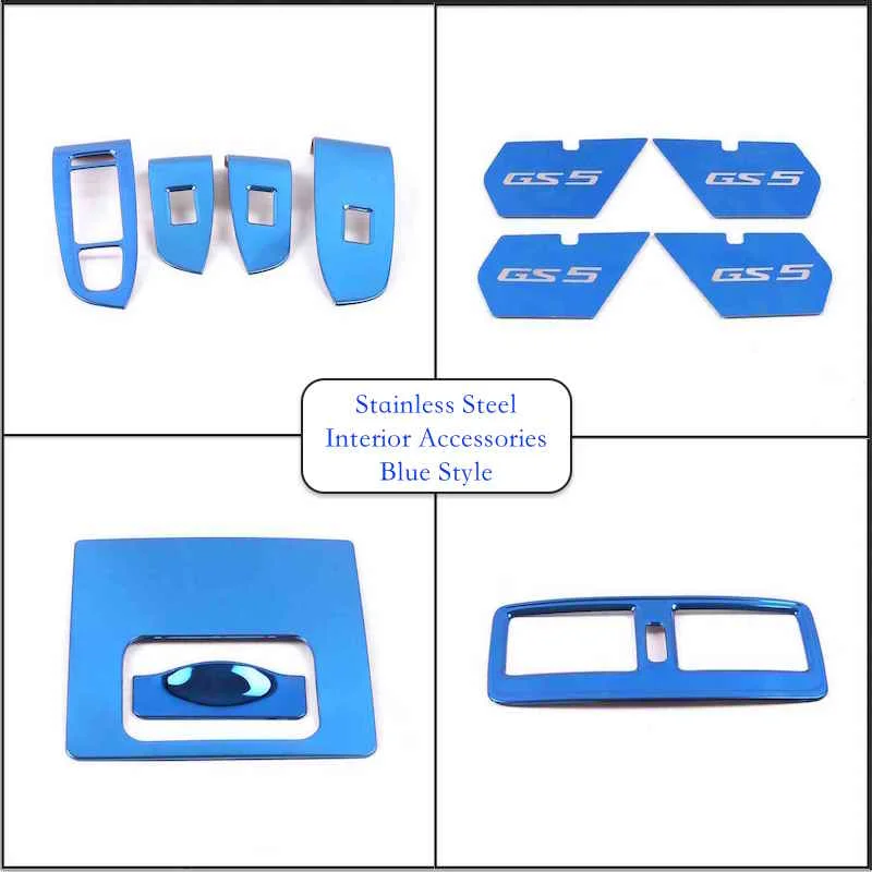 For Trumpchi GS5 2019-2021 Stainless Gearbox Frame Cover Armrest Glass Lift Switch Console Air Vent Trims Car Interior Accessory
For Trumpchi GS5 2019-2021 Stainless Gearbox Frame Cover Armrest Glass Lift Switch Console Air Vent Trims Car Interior Accessory